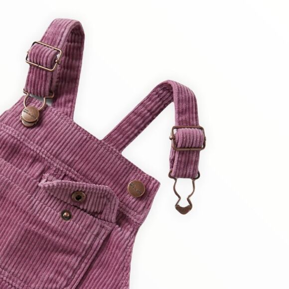 ZARA Kids | Pink | CORDUROY POCKET OVERALL DRESS - Picture 3 of 5